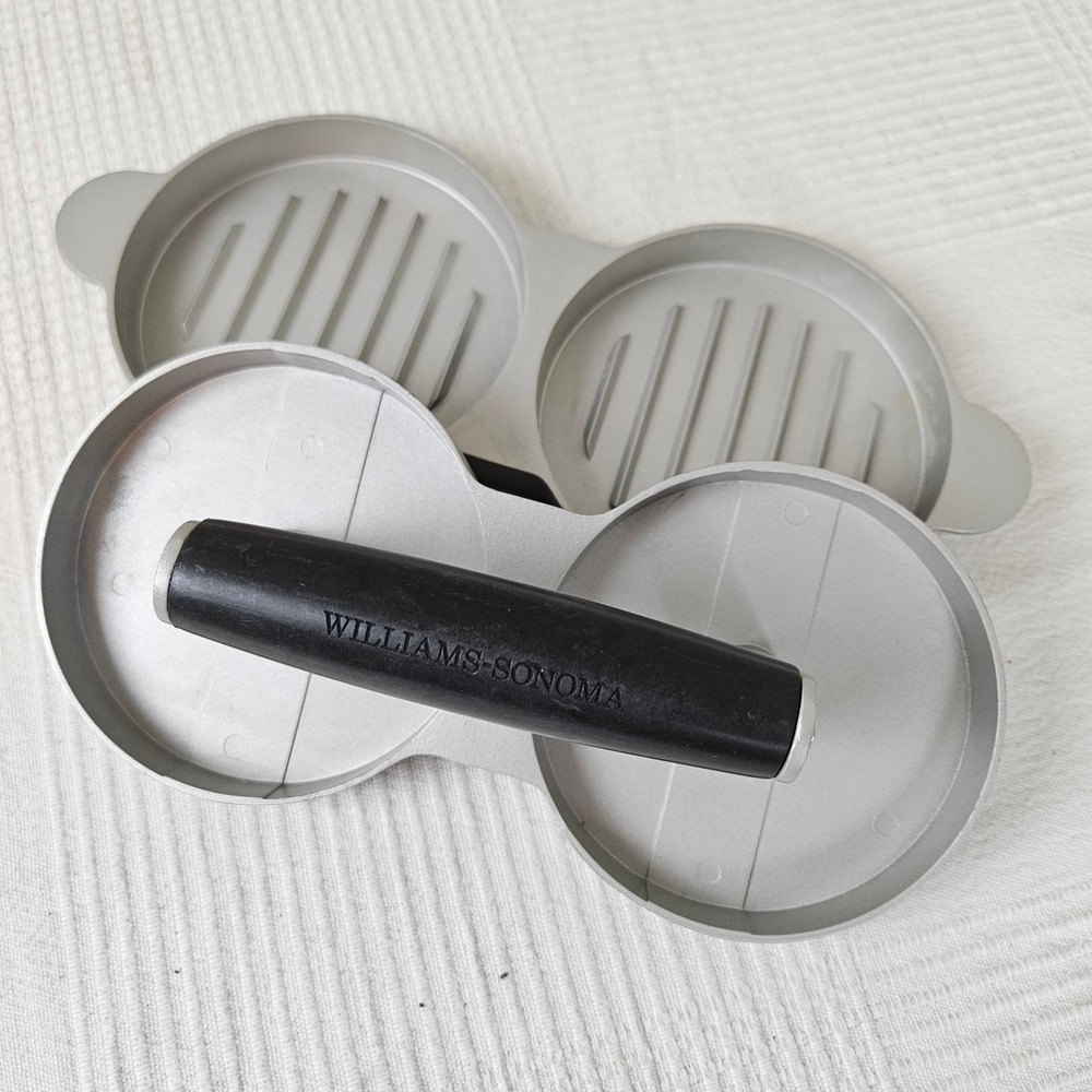 Williams Sonoma Double Hamburger Patty Burger Press‎